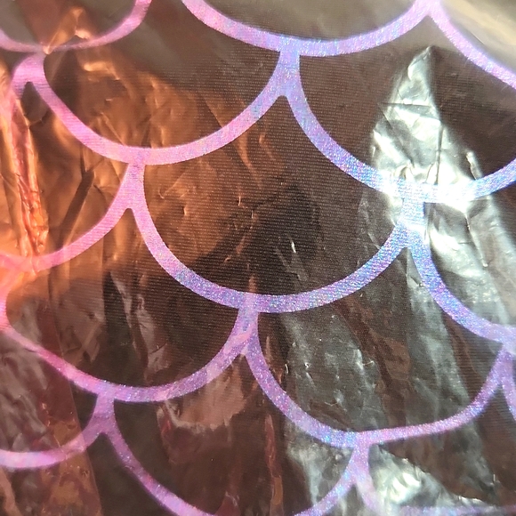 ❤️NWT VINTAGE TORRID SWIM BIKINI TOP - SHINY BLUE MERMAID ZIP FRONT ACTIVE - Picture 6 of 13